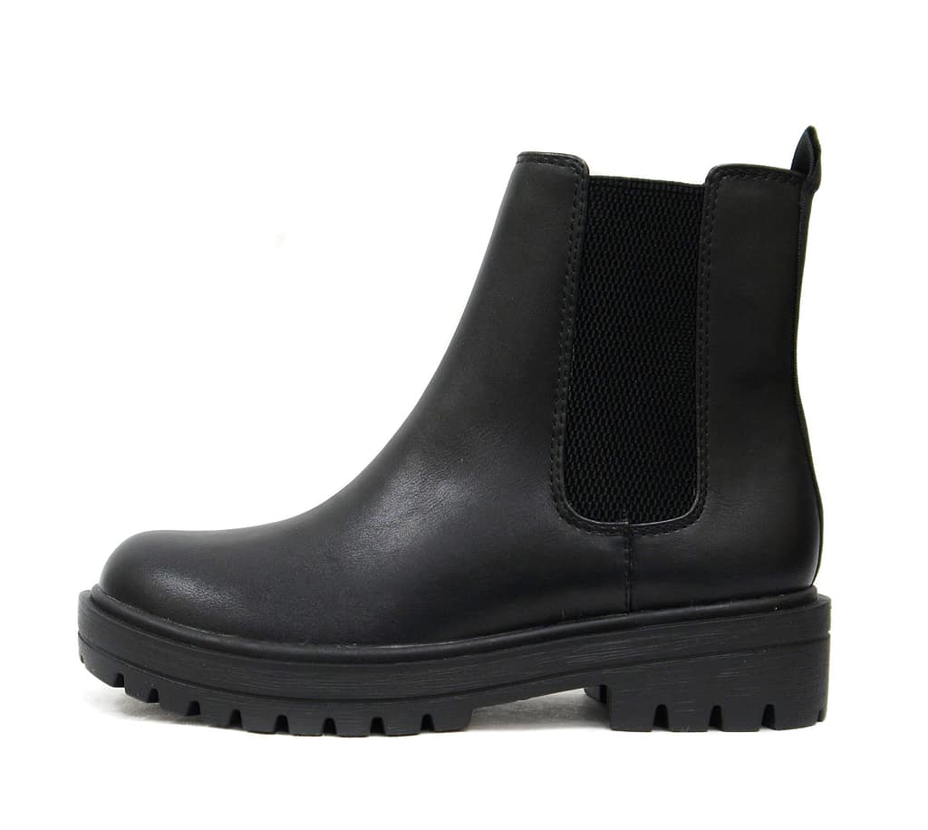 Soda Pilot Women Lug Sole Low Heel Chelsea Fashion Ankle Bootie