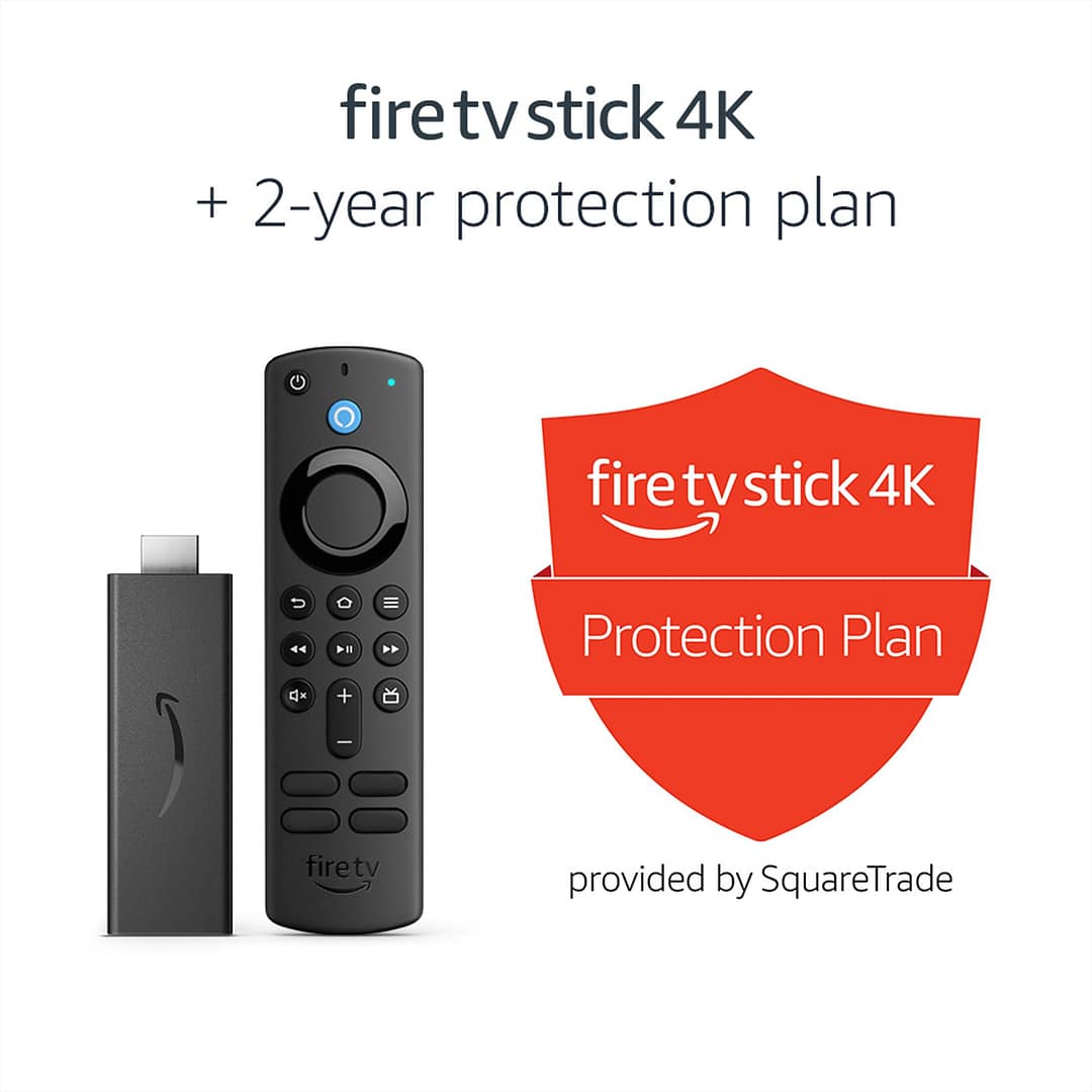 Fire TV Stick 4K Bundle with 2-Year Protection Plan