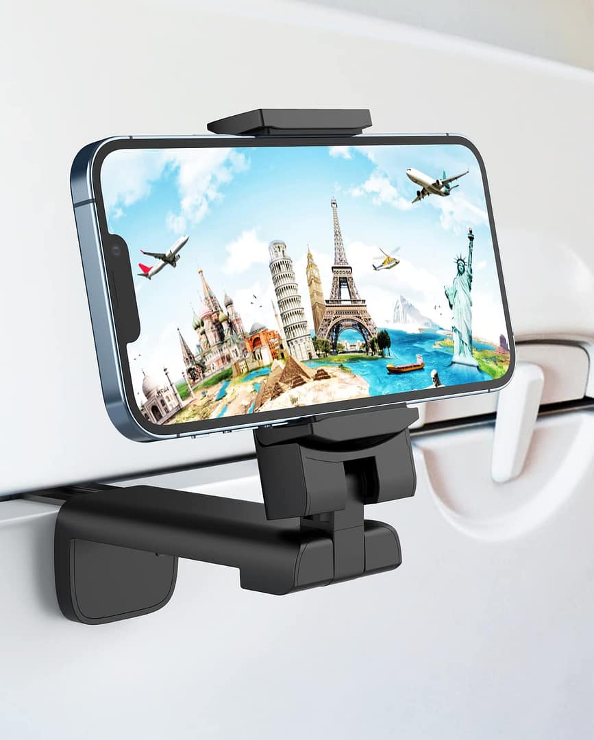 MiiKARE Airplane Travel Essentials Phone Holder