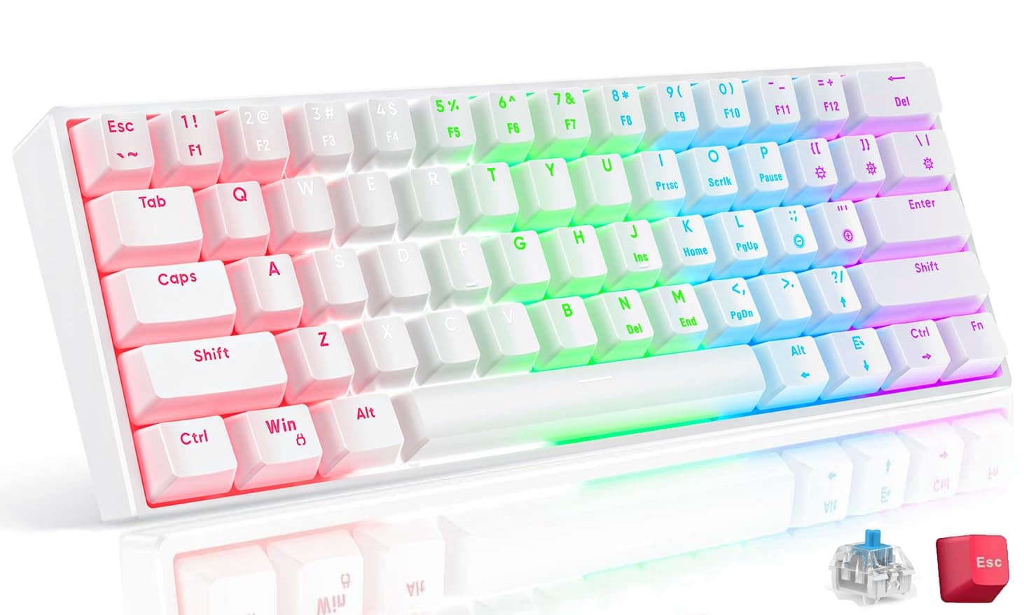 TECURS 60% Gaming Keyboard